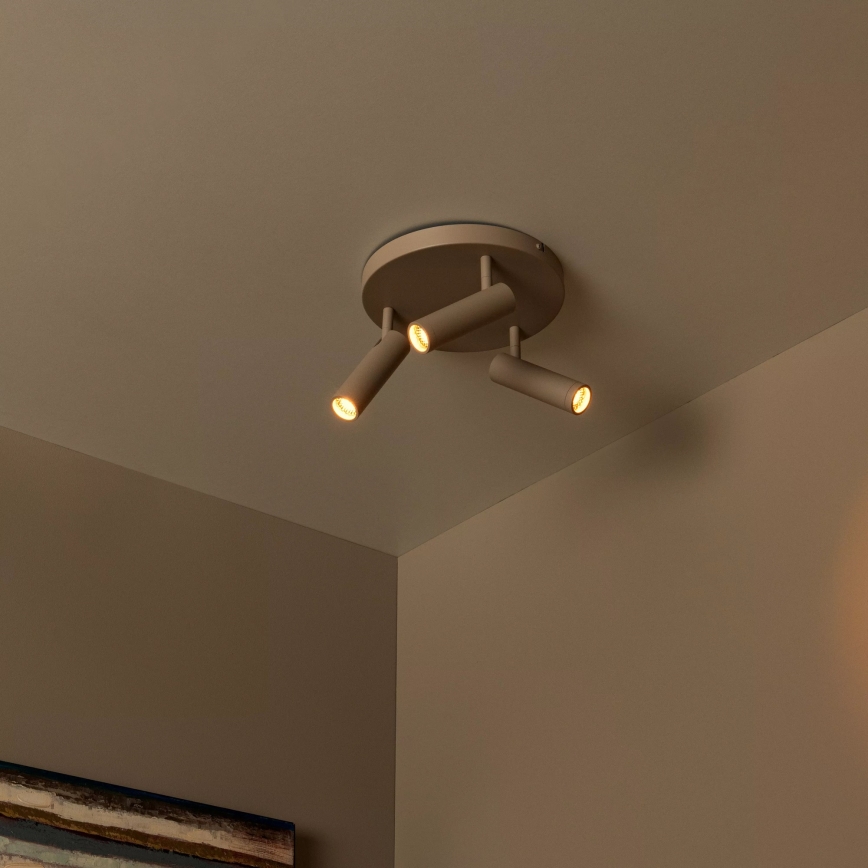 Lucide 22974/13/41 - Bodové svietidlo GRADO 3xGU10/40W/230V béžová