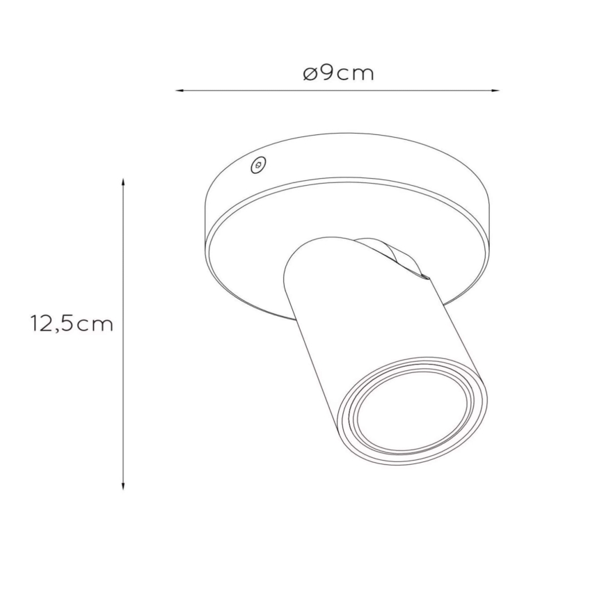 Lucide 23954/06/31 - LED Stmievateľné bodové svietidlo XYRUS 1xGU10/5W/230V CRI 95