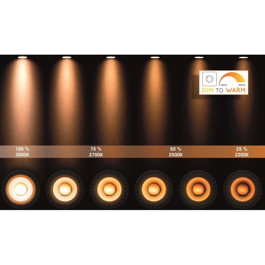 Lucide 23954/11/30 - LED Stmievateľné bodové svietidlo XYRUS 2xGU10/5W/230V