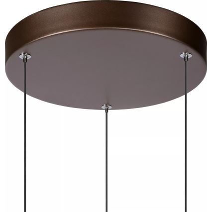 Lucide 24402/15/96 - LED Stmievateľný luster na lanku MARGARY 3xLED/4W/230V mosadz