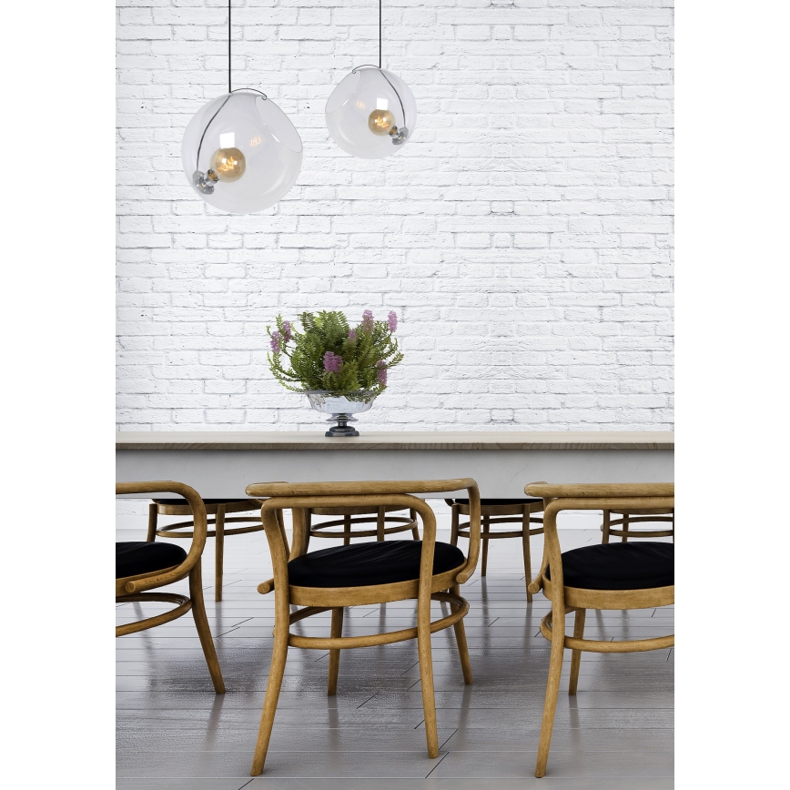 Lucide 25405/40/60 - Luster na lanku JAZZLYNN 1xE27/60W/230V