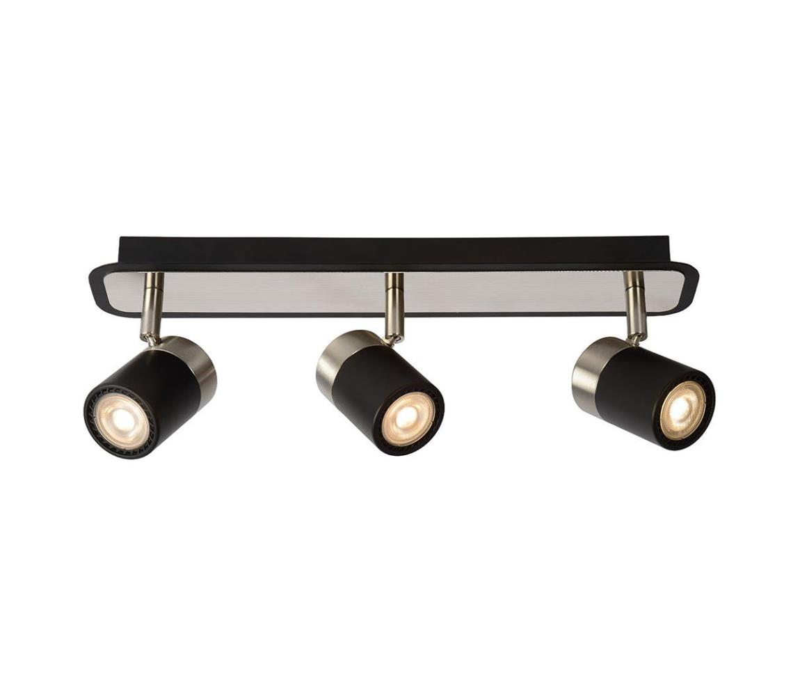 Lucide Lucide 26957/15/30 - LED Bodové svietidlo LENNERT 3xGU10/5W/230V čierny