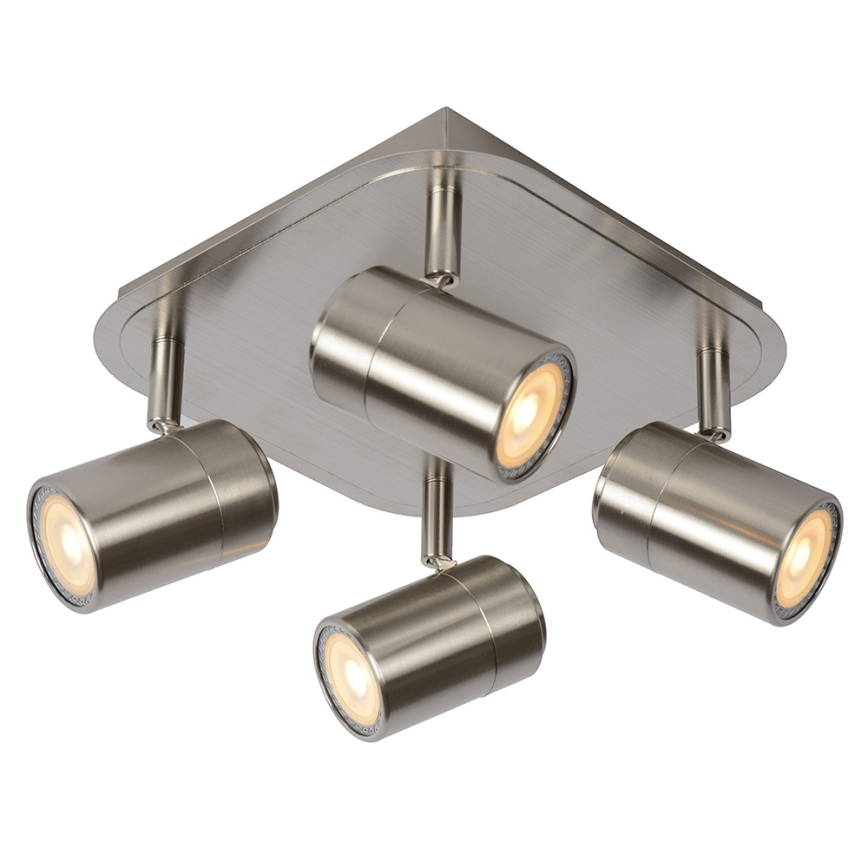 Lucide 26957/20/12 - LED Bodové svietidlo LENNERT LED/4x5W/230V matný chróm