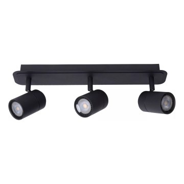 Lucide 26958/15/30 - LED Stmievateľné kúpeľňové bodové svietidlo LENNERT 3xGU10/5W/230V IP44 čierna