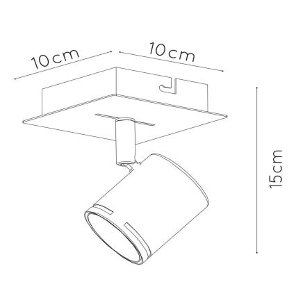 Lucide 26994/05/31 - LED Stmievateľné bodové svietidlo RILOU 1xGU10/5W/230V