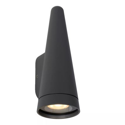 Lucide 27803/01/29 - Vonkajšie nástenné svietidlo WIZARD 1xGU10/35W/230V IP54 čierna