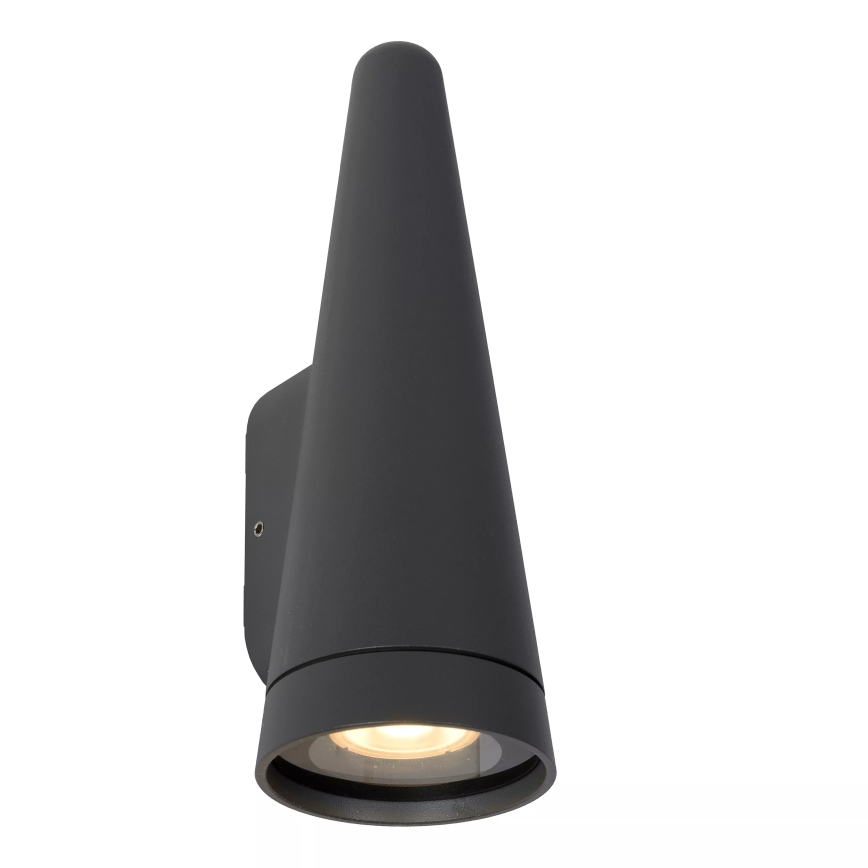 Lucide 27803/01/29 - Vonkajšie nástenné svietidlo WIZARD 1xGU10/35W/230V IP54 čierna