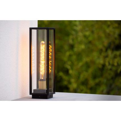 Lucide 27805/50/30 - Vonkajšia lampa LAURENS 1xE27/15W/230V IP54 50 cm čierna