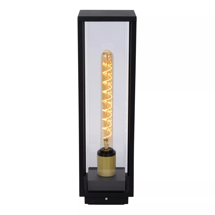 Lucide 27805/50/30 - Vonkajšia lampa LAURENS 1xE27/15W/230V IP54 50 cm čierna