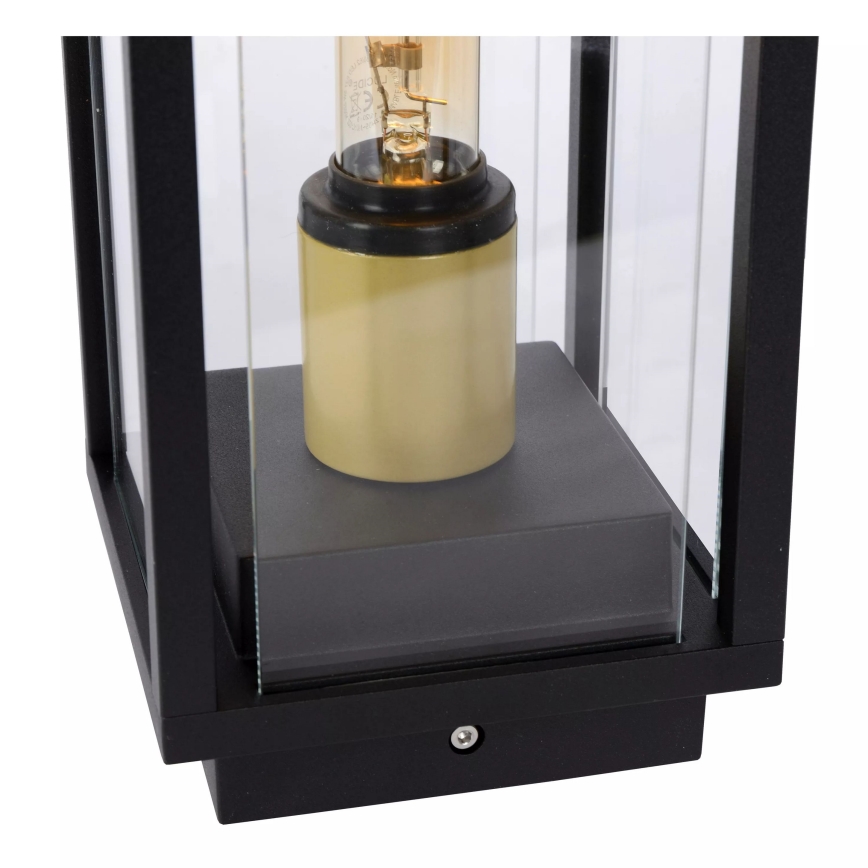 Lucide 27805/50/30 - Vonkajšia lampa LAURENS 1xE27/15W/230V IP54 50 cm čierna