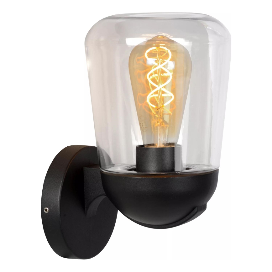 Lucide 27837/01/30 - Vonkajšia nástenná lampa TULSA 1xE27/40W/230V IP44 čierna