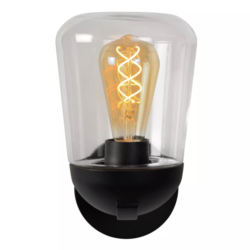 Lucide 27837/01/30 - Vonkajšia nástenná lampa TULSA 1xE27/40W/230V IP44 čierna