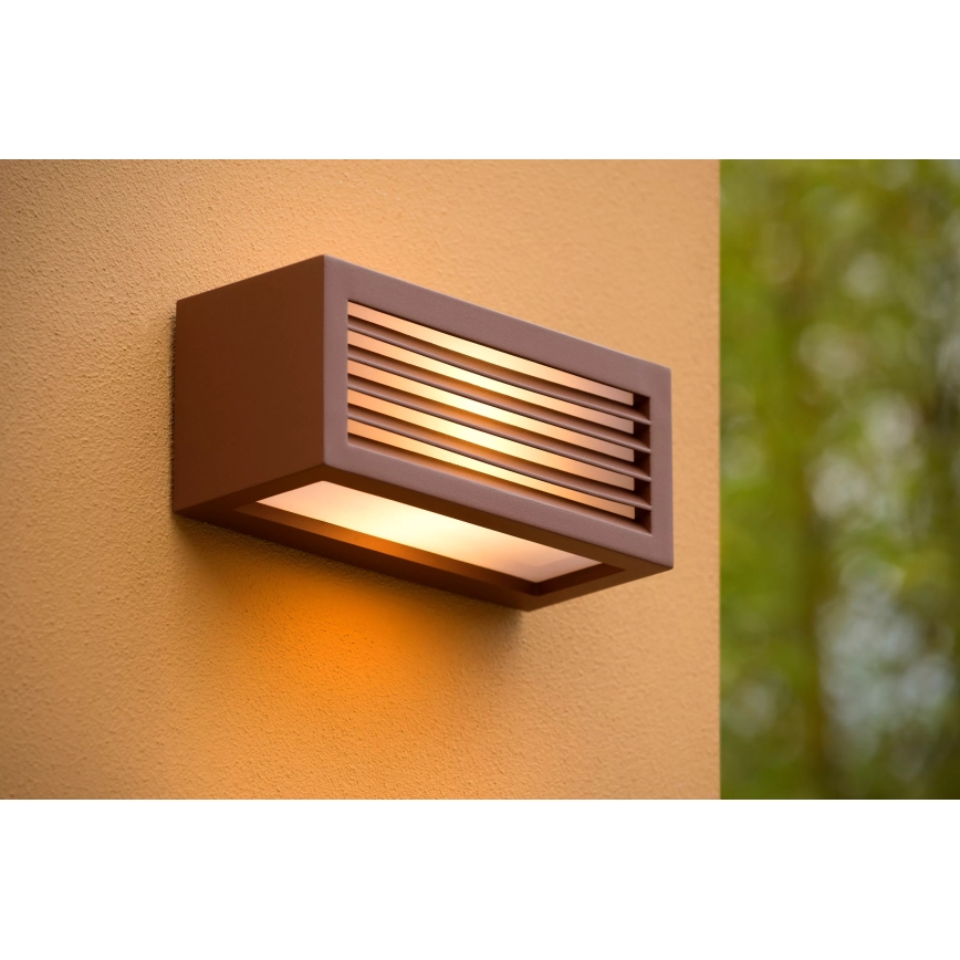 Lucide 27853/01/97 - Vonkajšie nástenné svietidlo DIMO 1xE27/18W/230V IP54