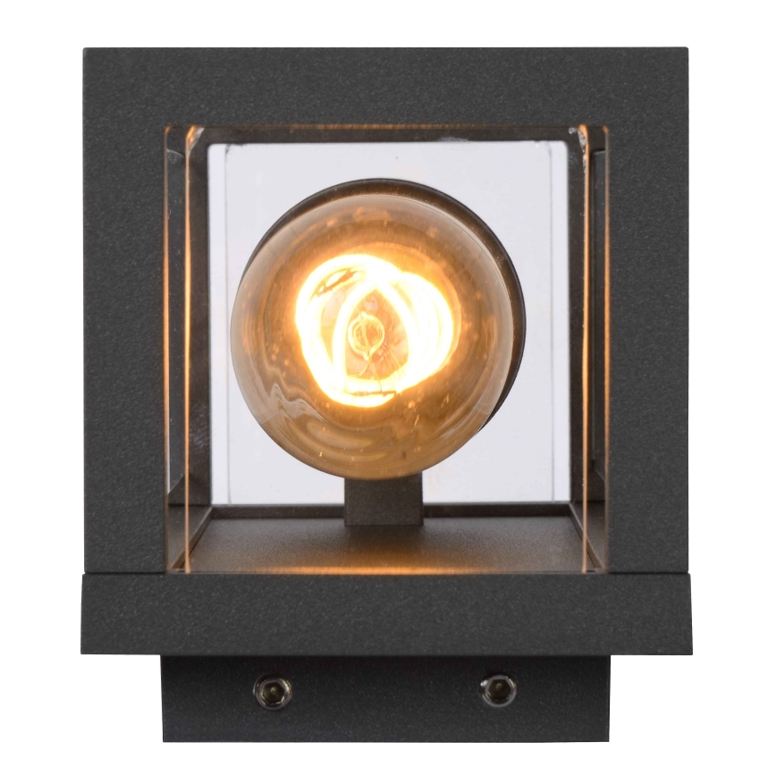 Lucide 27885/01/30 - Vonkajšie nástenné svietidlo CLAIRE 1xE27/15W/230V IP54 čierna