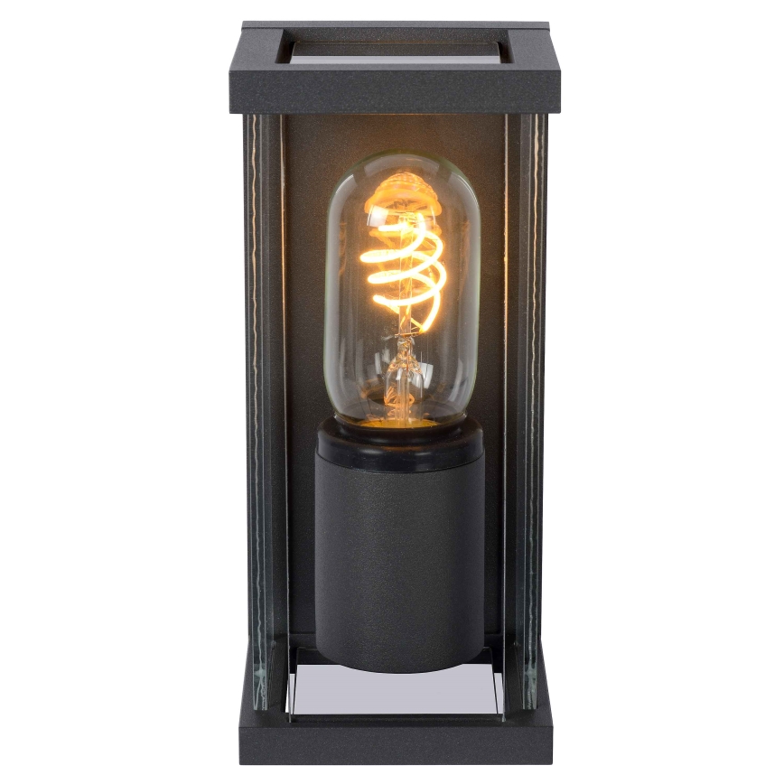 Lucide 27885/01/30 - Vonkajšie nástenné svietidlo CLAIRE 1xE27/15W/230V IP54 čierna