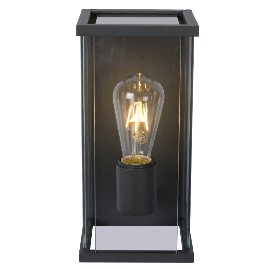 Lucide 27885/01/30 - Vonkajšie nástenné svietidlo CLAIRE 1xE27/15W/230V IP54 čierna