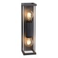 Lucide 27885/02/30 - Vonkajšie nástenné svietidlo CLAIRE 2xE27/15W/230V IP54