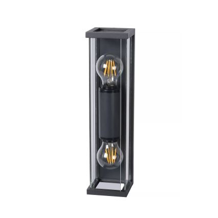 Lucide 27885/02/30 - Vonkajšie nástenné svietidlo CLAIRE 2xE27/15W/230V IP54