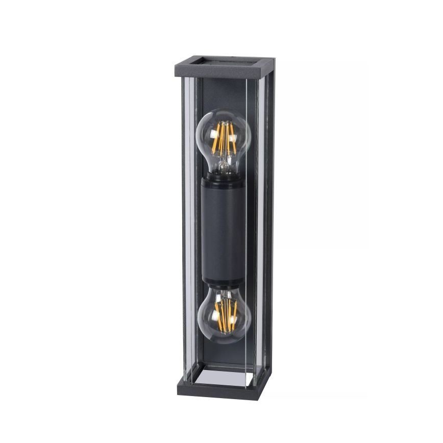 Lucide 27885/02/30 - Vonkajšie nástenné svietidlo CLAIRE 2xE27/15W/230V IP54