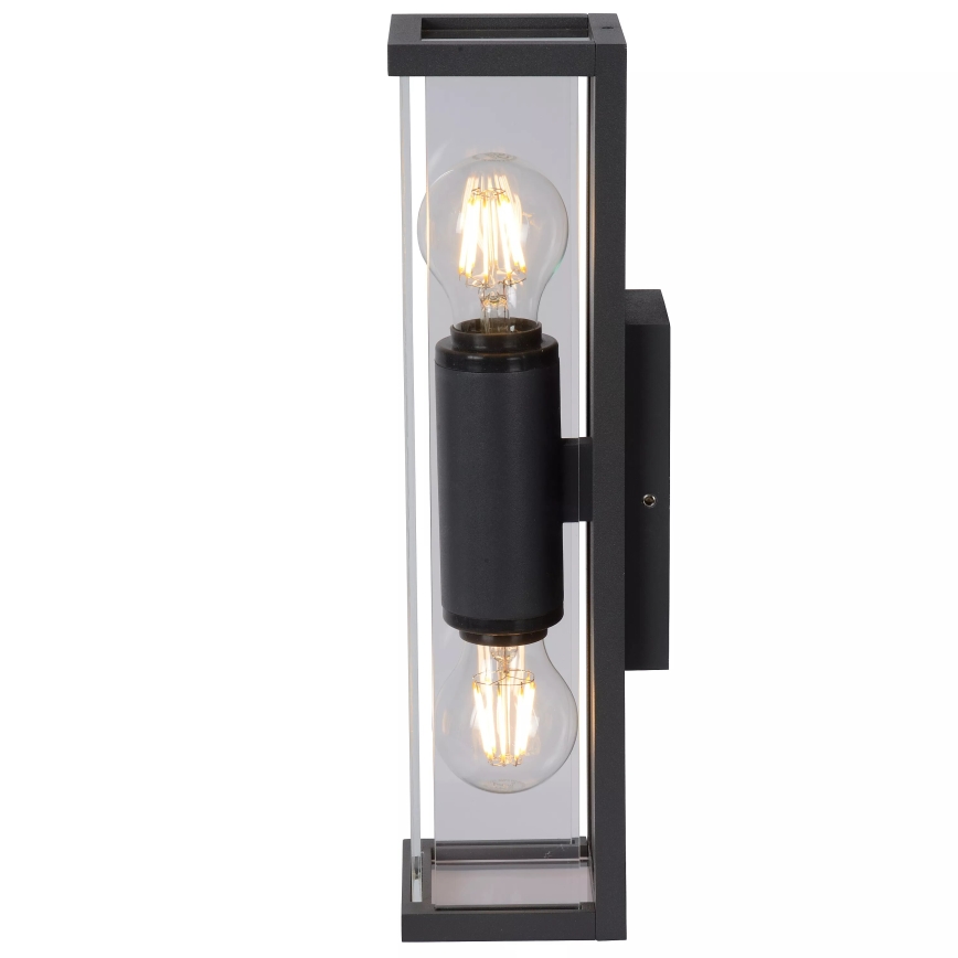 Lucide 27885/02/30 - Vonkajšie nástenné svietidlo CLAIRE 2xE27/15W/230V IP54