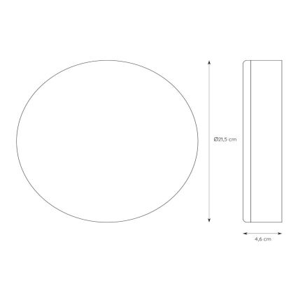 Lucide 28112/30/31 - LED Stmievateľné kúpeľňové svietidlo 2v1 CERES 30W/230V IP44 biela