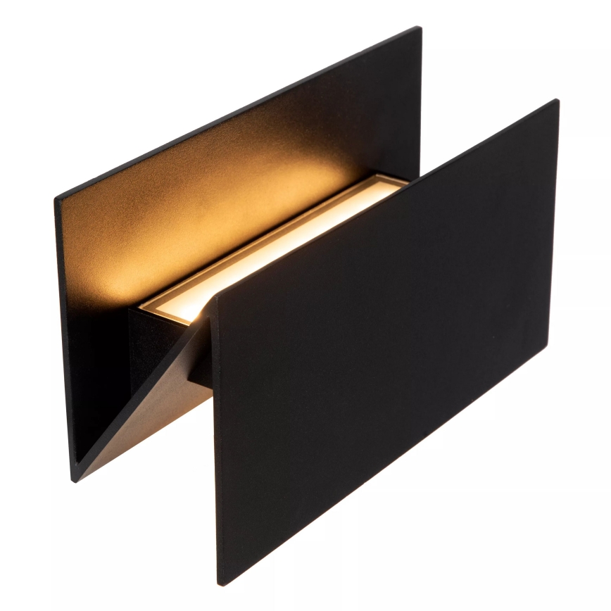 Lucide 28802/15/30 - LED Vonkajšie nástenné svietidlo SWINDON LED/16W/230V IP54 čierna