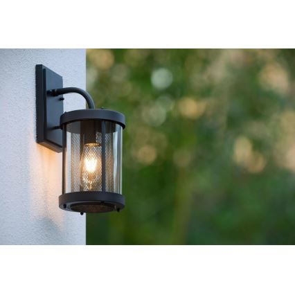 Lucide 29826/01/30 - Vonkajšie nástenné svietidlo MAKKUM 1xE27/40W/230V IP23