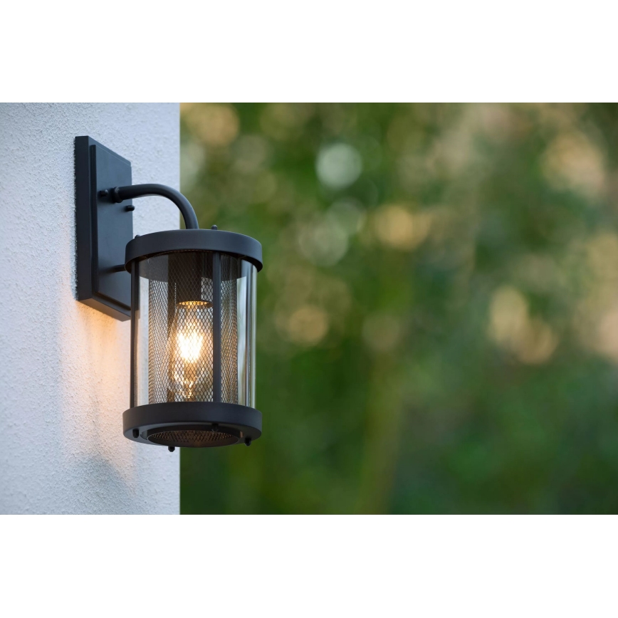 Lucide 29826/01/30 - Vonkajšie nástenné svietidlo MAKKUM 1xE27/40W/230V IP23