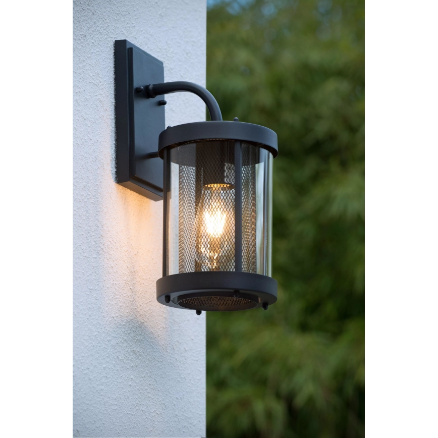 Lucide 29826/01/30 - Vonkajšie nástenné svietidlo MAKKUM 1xE27/40W/230V IP23