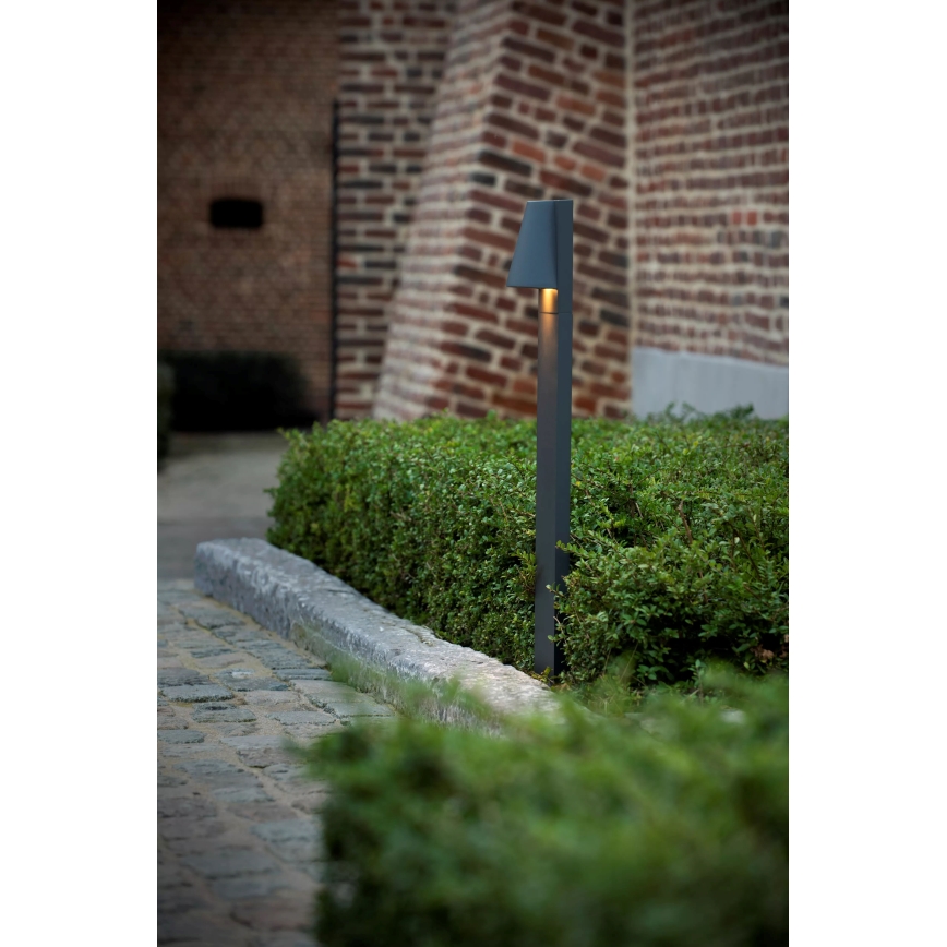 Lucide 29898/80/29 - Vonkajšia lampa LIAM 1xGU10/35W/230V IP44 80 cm antracit