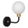 Lucide 30265/01/30 - Kúpeľňová nástenná lampa BEREND 1xG9/33W/230V IP44 čierna