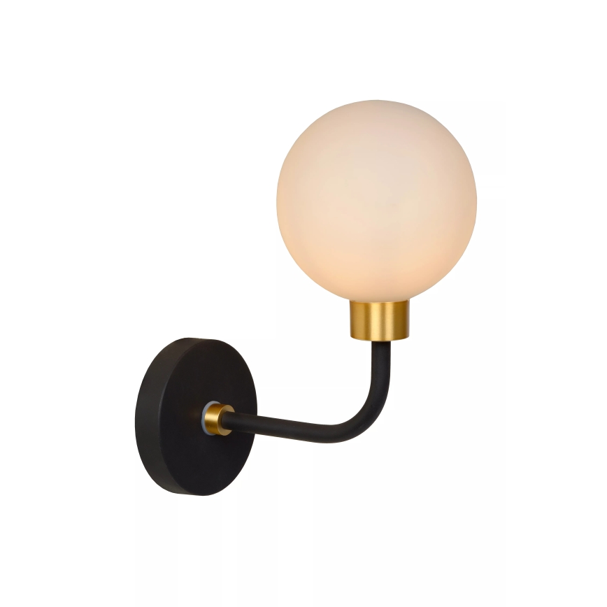 Lucide 30265/01/30 - Kúpeľňová nástenná lampa BEREND 1xG9/33W/230V IP44 čierna