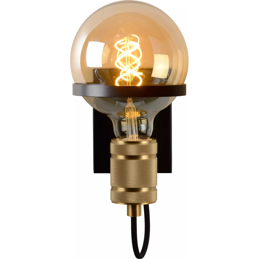 Lucide 30271/01/30 - Nástenná lampa OTTELIEN 1xE27/60W/230V čierna