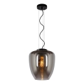 Lucide 30473/28/65 - Luster na lanku FLORIEN 1xE27/60W/230V čierna