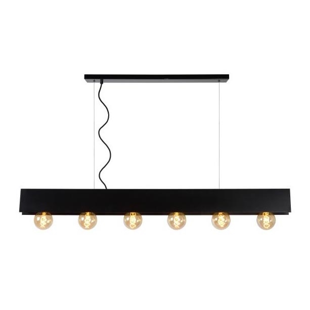 Lucide 30474/06/30 - Luster na lanku SURTUS 6xE27/60W/230V