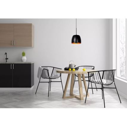 Lucide 30488/01/30 - Luster na lanku NOLAN 1xE27/60W/230V čierna