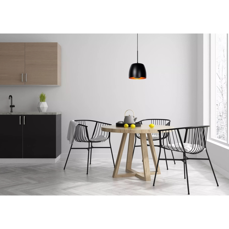 Lucide 30488/01/30 - Luster na lanku NOLAN 1xE27/60W/230V čierna