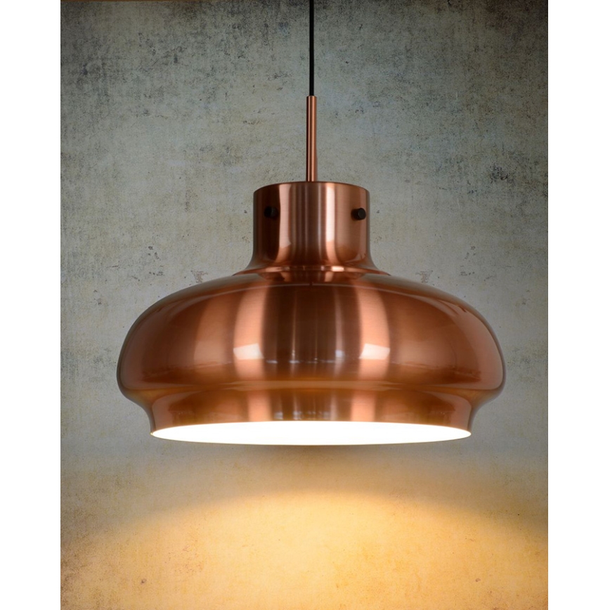 Lucide 30489/50/17 - Závesné svietidlo PADIA 1xE27/60W/230V medené