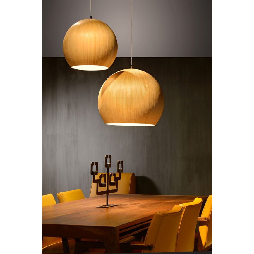 Lucide 30496/50/72 - Závesné svietidlo BOLSTAR 1xE27/60W/230V béžové 50 cm
