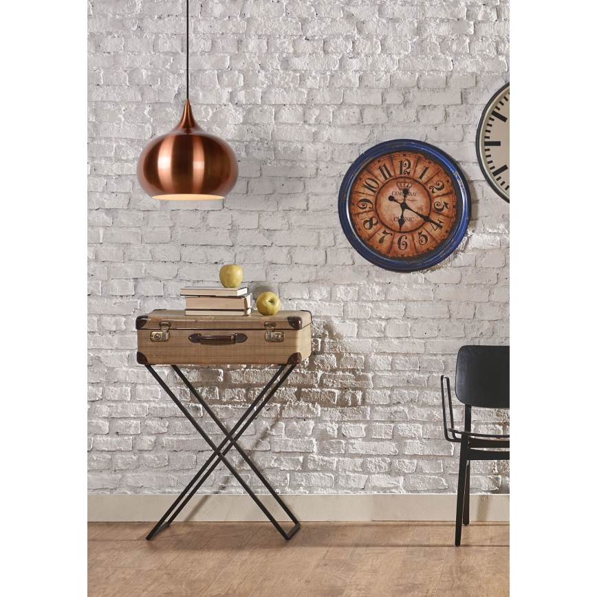 Lucide 31412/33/17 - Závesné svietidlo RIVA 1xE27/60W/230V medené 33 cm