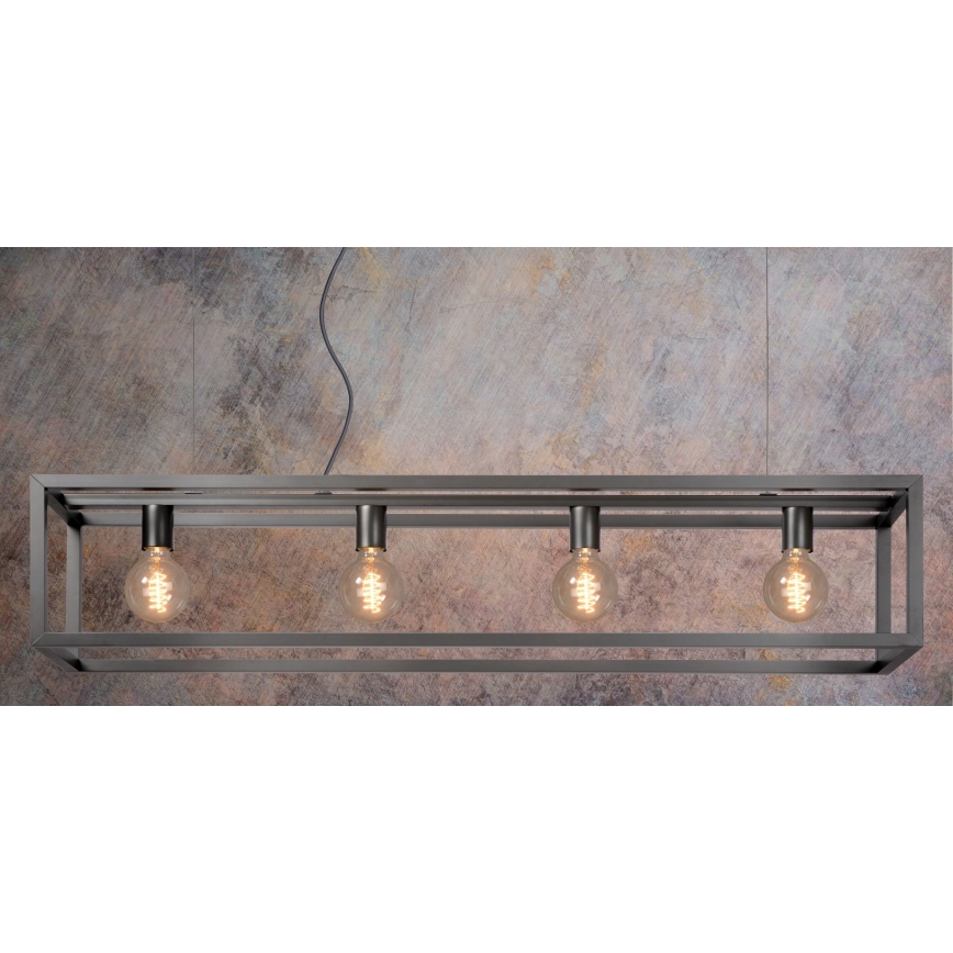 Lucide 31472/04/15 - Závesné svietidlo ORIS 4xE27/60W/230V