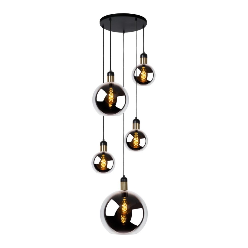 Lucide 34438/05/65 - Luster na lanku JULIUS 5xE27/25W/230V