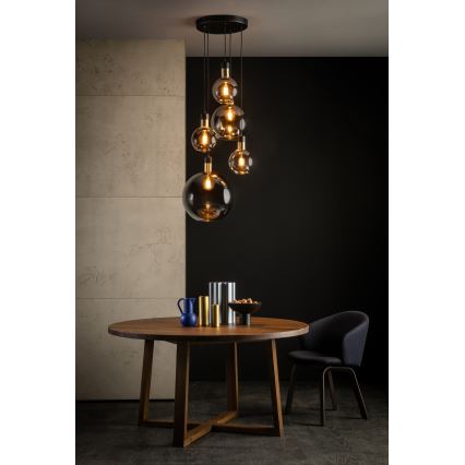 Lucide 34438/05/65 - Luster na lanku JULIUS 5xE27/25W/230V