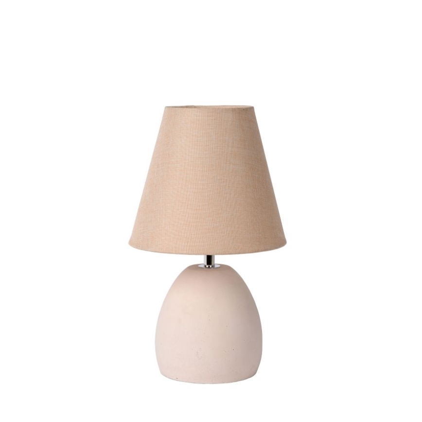 Lucide 34502/81/38 - Stolná lampa SOLO 1xE14/40W/230V béžová