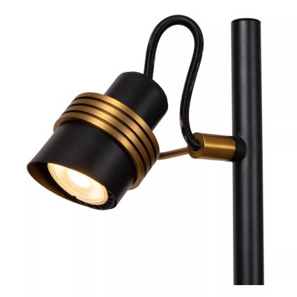 Lucide 34544/02/30 - Stolná lampa TUNDRAN 2xGU10/5W/230V čierna