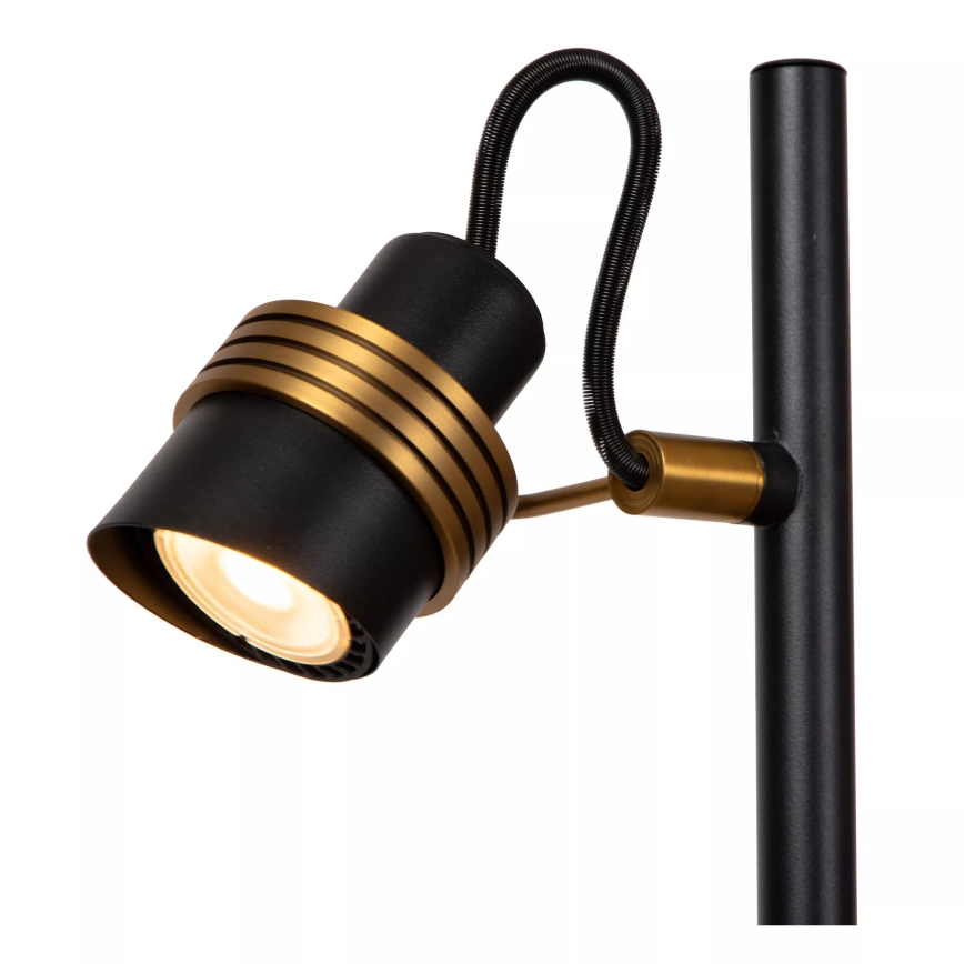 Lucide 34544/02/30 - Stolná lampa TUNDRAN 2xGU10/5W/230V čierna