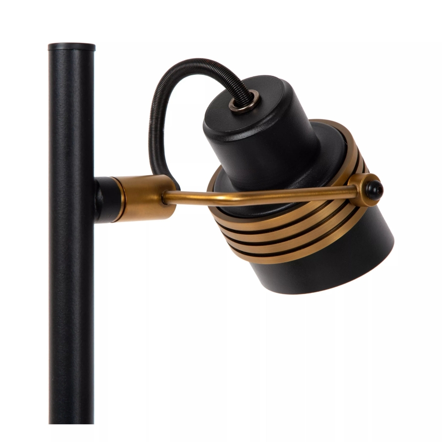 Lucide 34544/02/30 - Stolná lampa TUNDRAN 2xGU10/5W/230V čierna