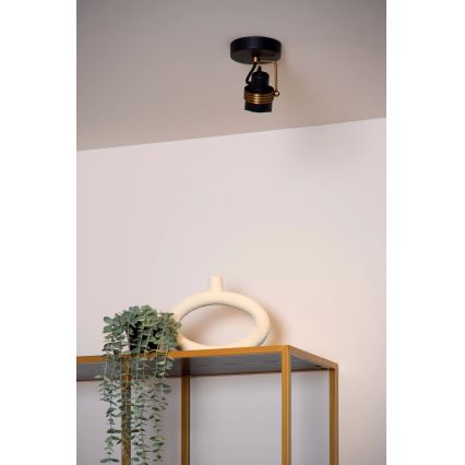 Lucide 34944/01/30 - Bodové svietidlo TUNDRAN 1xGU10/5W/230V čierna