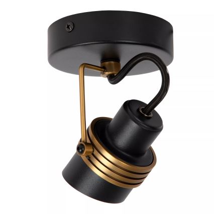 Lucide 34944/01/30 - Bodové svietidlo TUNDRAN 1xGU10/5W/230V čierna