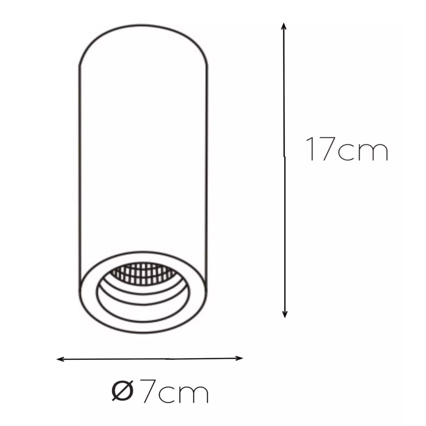Lucide 35100/17/31 - Stropné svietidlo GIPSY 1xGU10/35W/230V biela